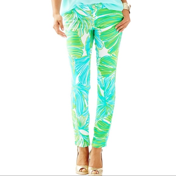 Lilly Pulitzer Pants - NWT Lilly Pulitzer Lagoon Alina Pants